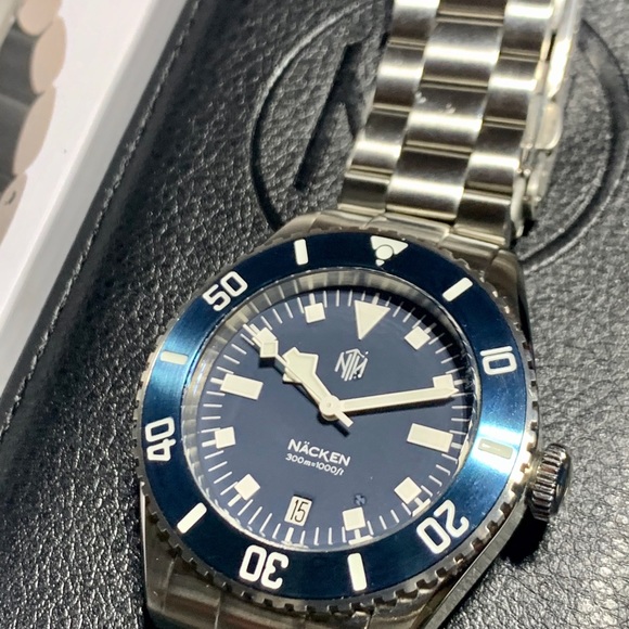 NTH WATCH NÄCKEN MODERN BLUE AUTOMATIC DIVER - Picture 2 of 16